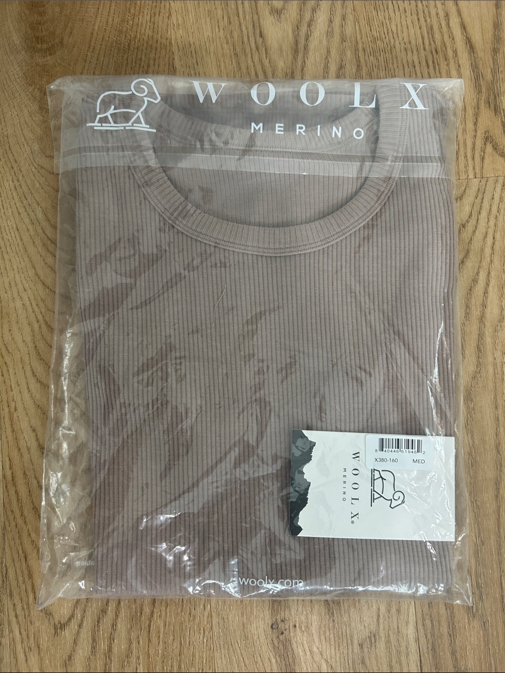 Woolx Raegan Toasted Almond Ribbed Tank Top Size Medium NWT - Picture 5 of 5